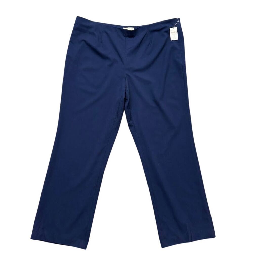Coldwater Creek Studio
Pants Navy Classic Fit Holly Straight Leg Stretch NWT 20
